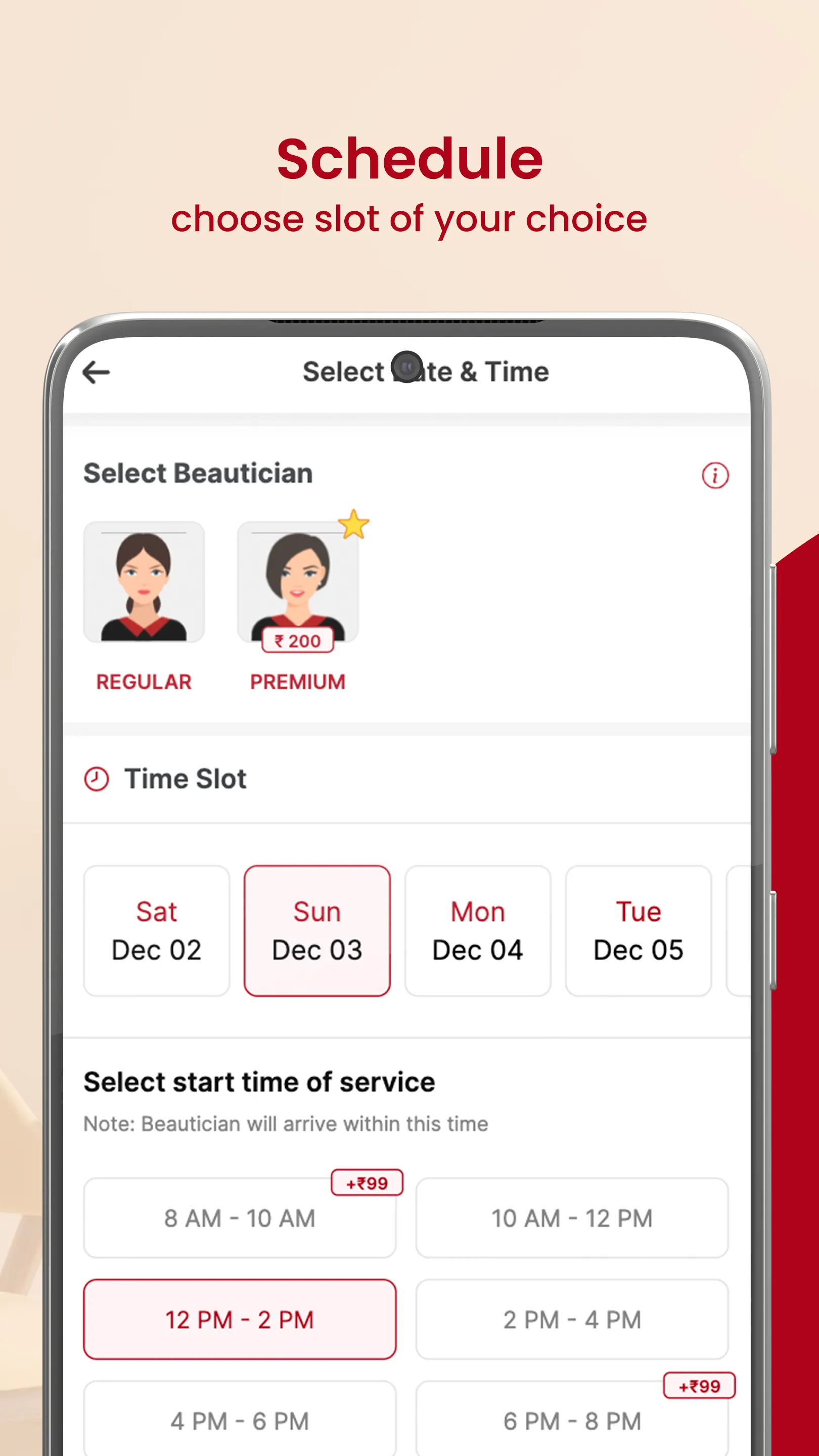 GetLook Salon at Home Services | Indus Appstore | Screenshot