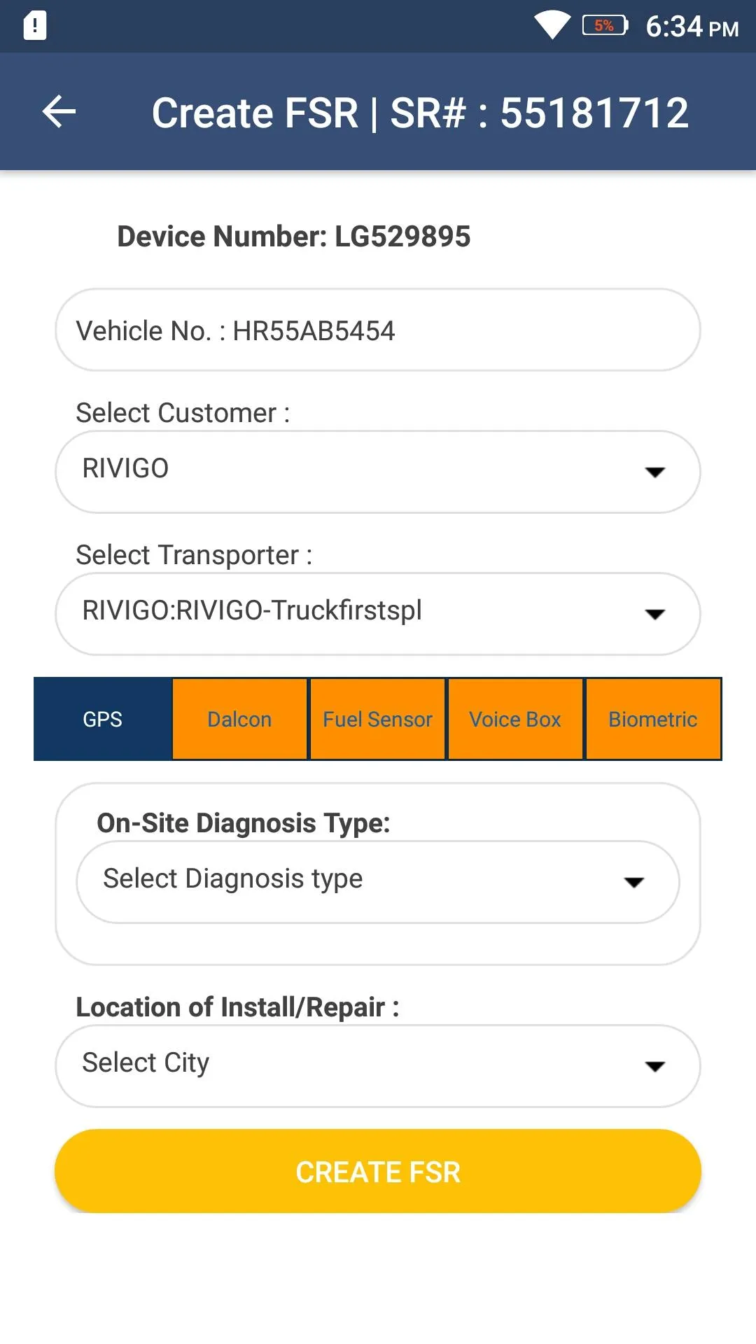 Trimble SR Portal | Indus Appstore | Screenshot