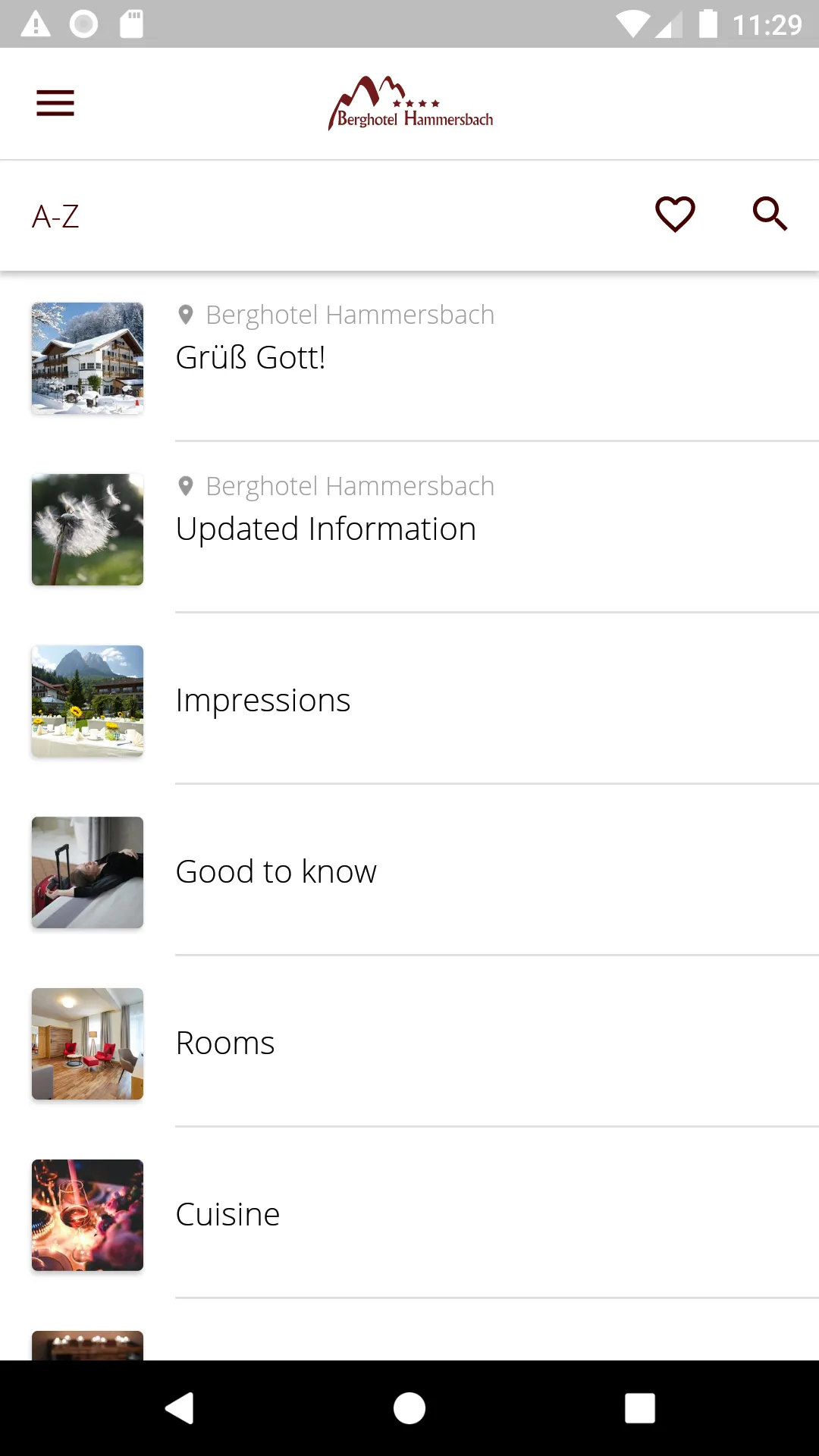 Berghotel Hammersbach | Indus Appstore | Screenshot