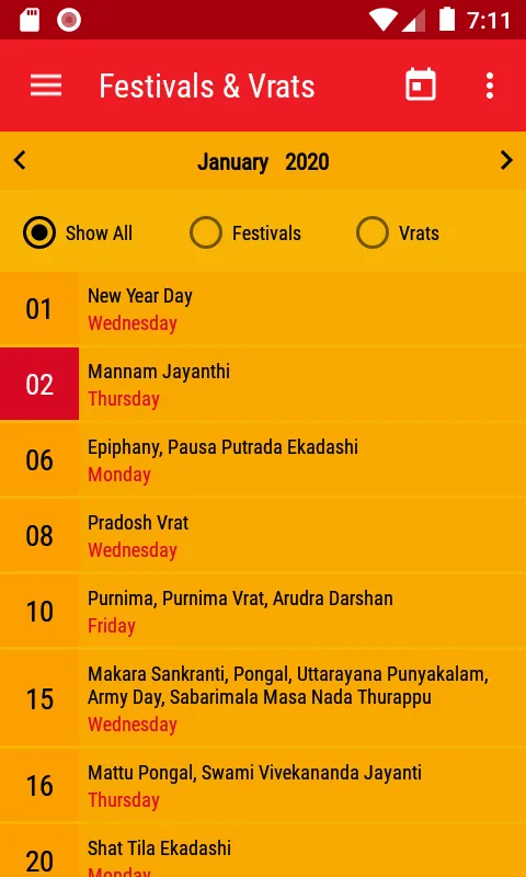 Malayalam Calendar 2024 | Indus Appstore | Screenshot