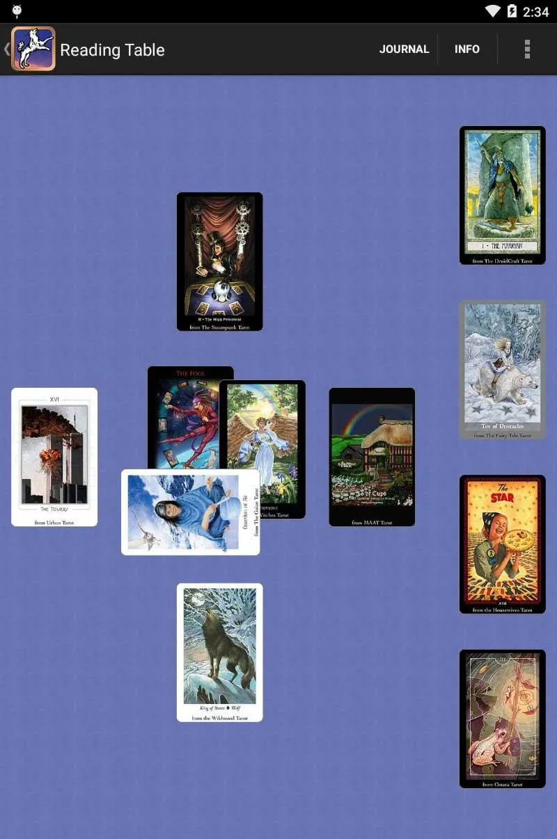 Tarot Sampler | Indus Appstore | Screenshot