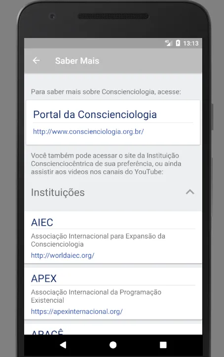 Frases da Conscienciologia | Indus Appstore | Screenshot