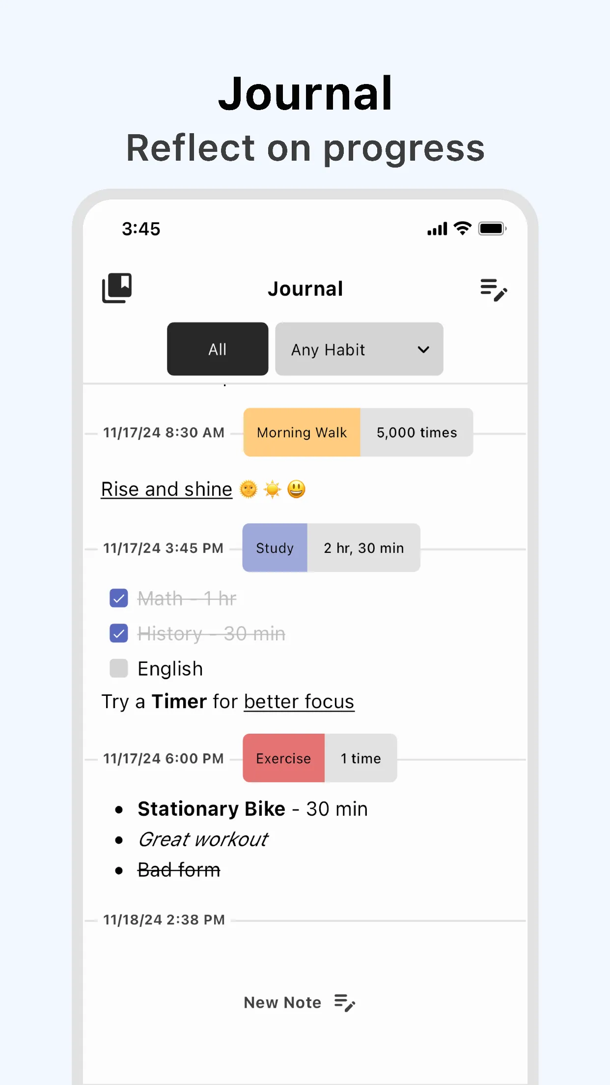 Habit Tracker - HelloHabit | Indus Appstore | Screenshot