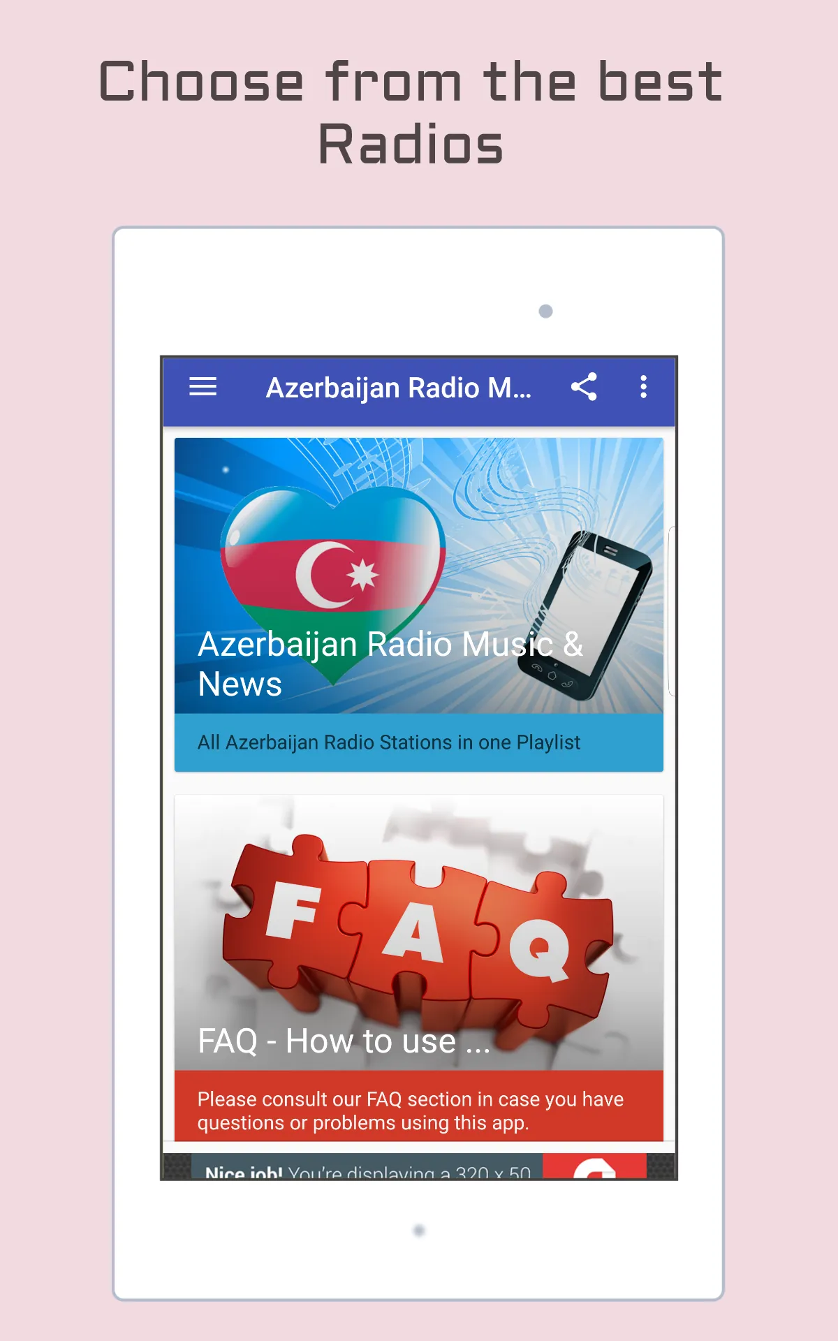 Azerbaijan Radio Music & News | Indus Appstore | Screenshot