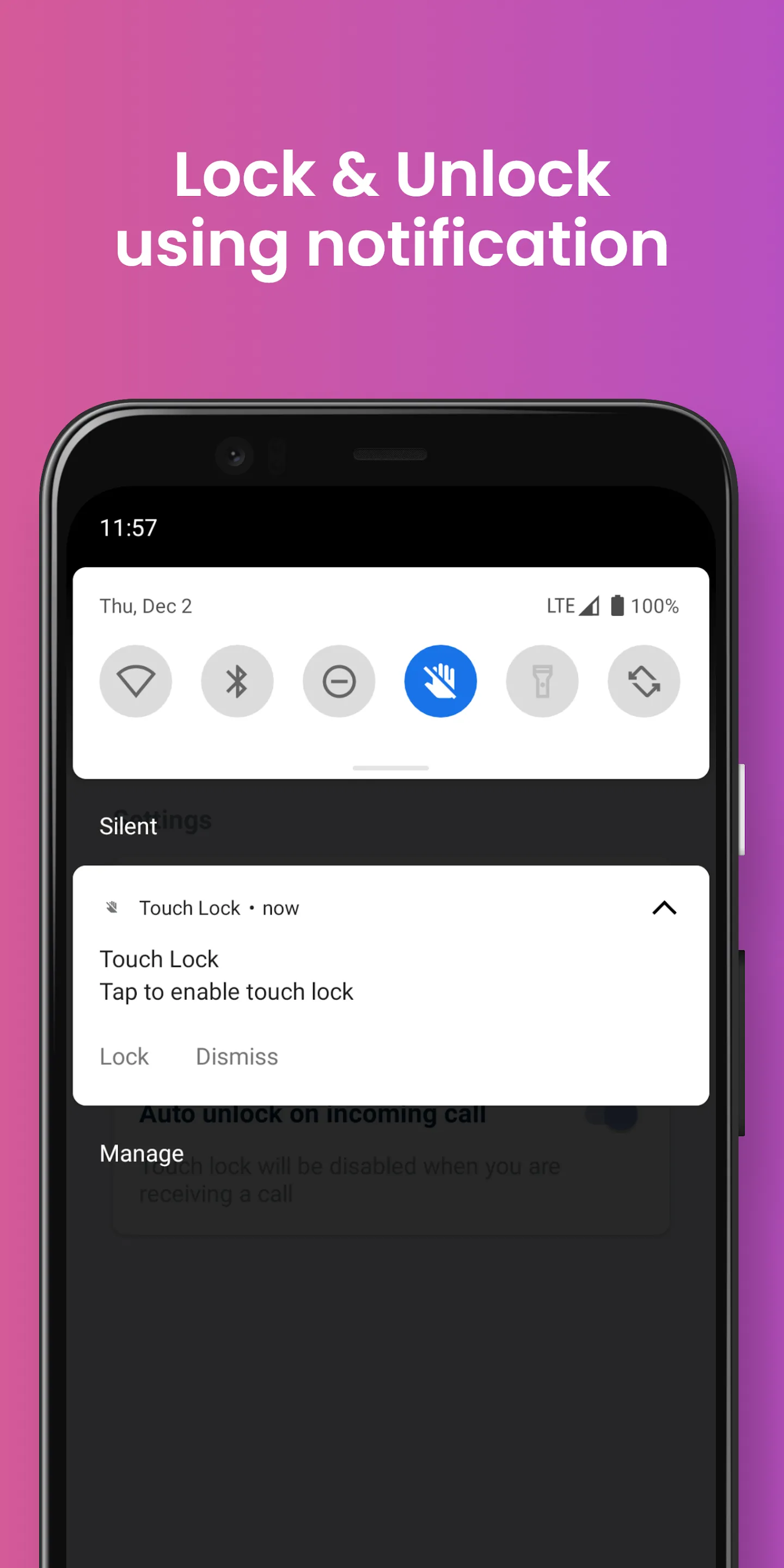 Touch Lock - Disable Touch | Indus Appstore | Screenshot