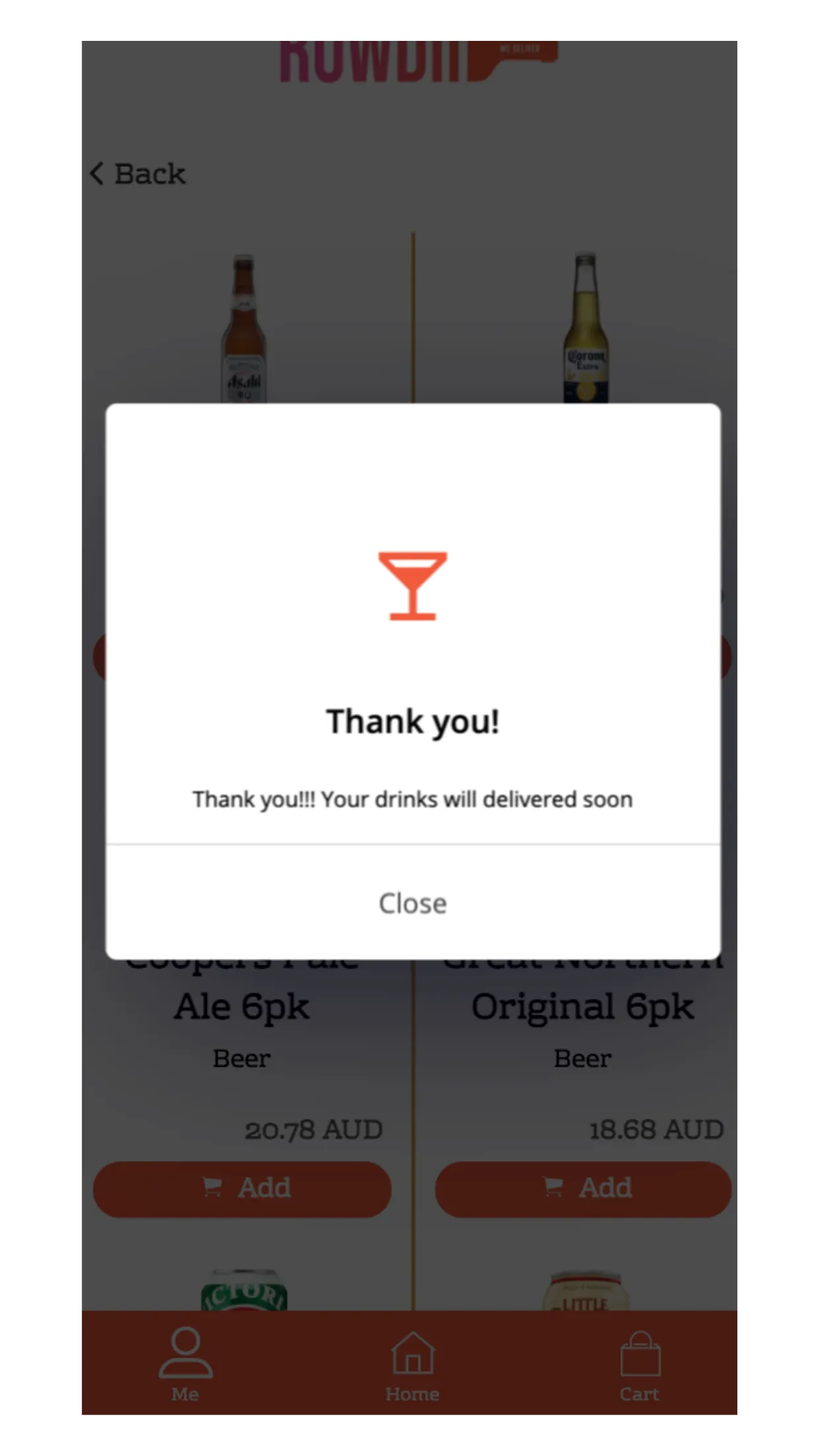 Rowdii Alcohol Shop | Indus Appstore | Screenshot