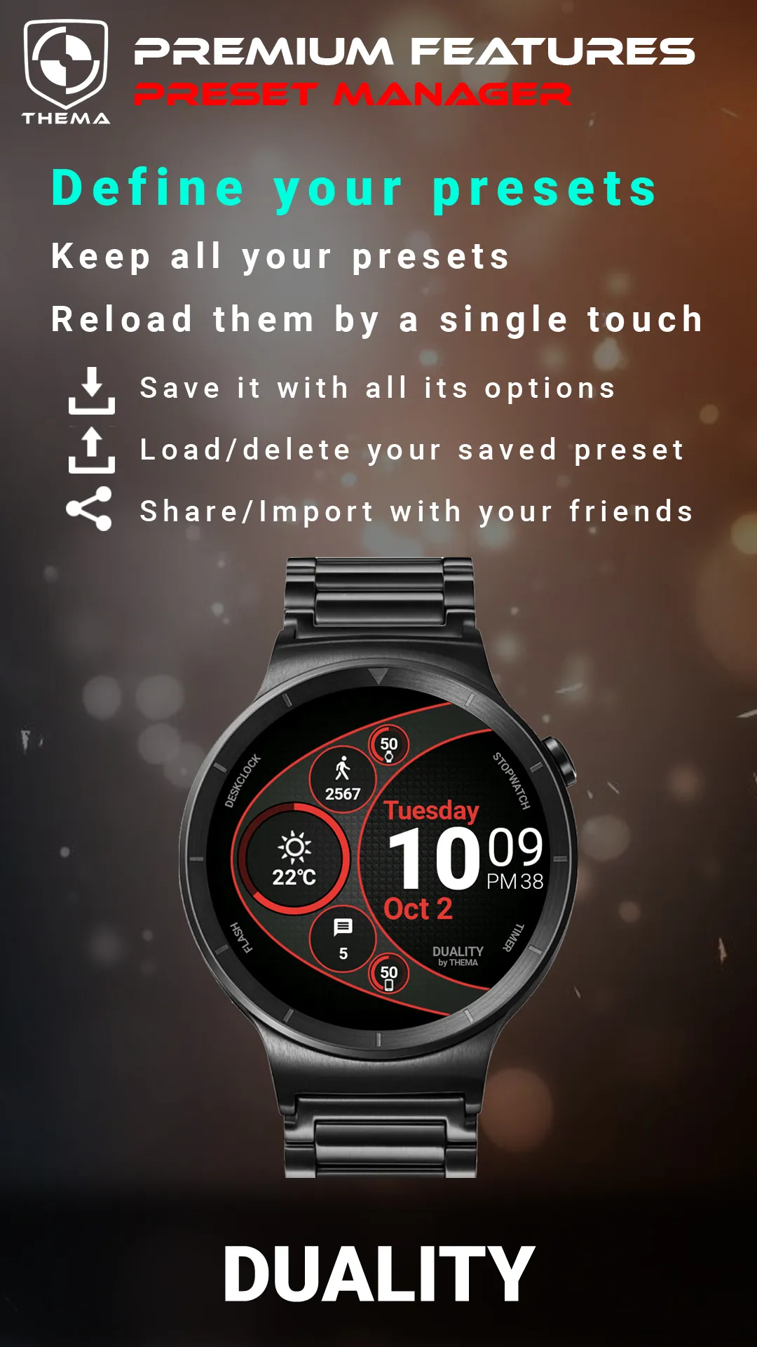 Duality Watch Face | Indus Appstore | Screenshot