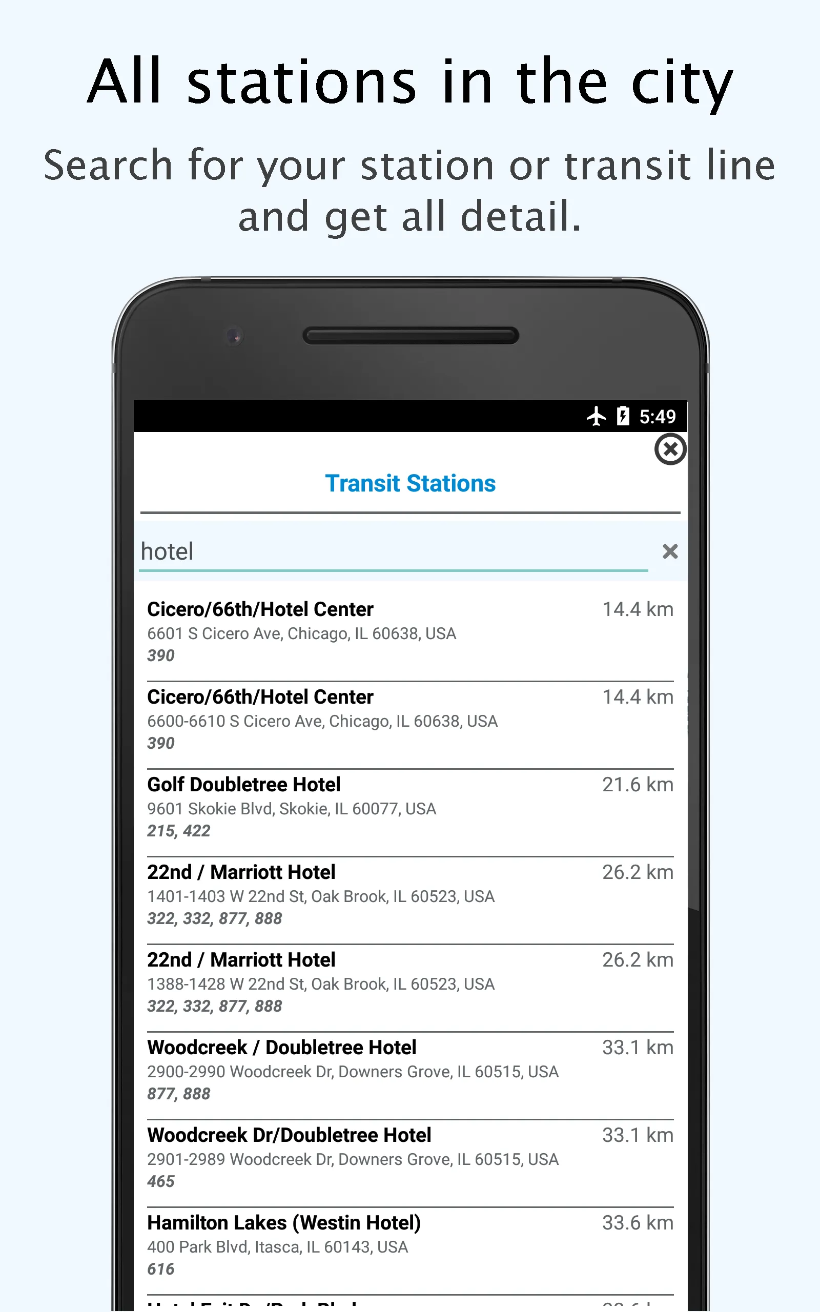 Chicago Transit Live/Offline | Indus Appstore | Screenshot