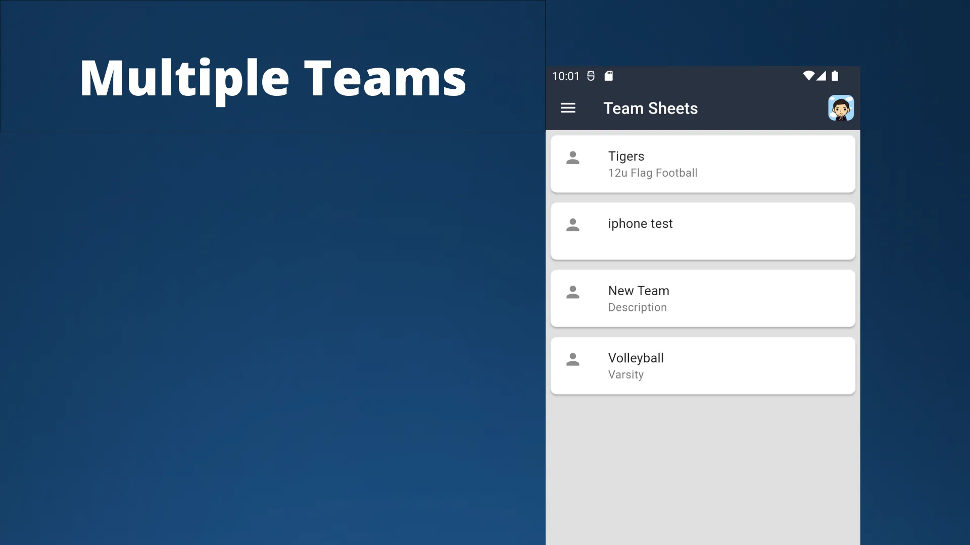 Team Sheets | Indus Appstore | Screenshot