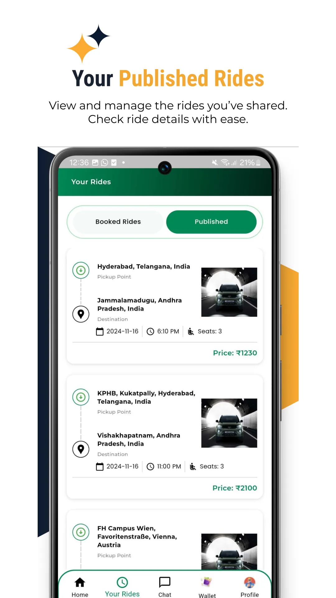 SHICAR: CAR POOLING | Indus Appstore | Screenshot
