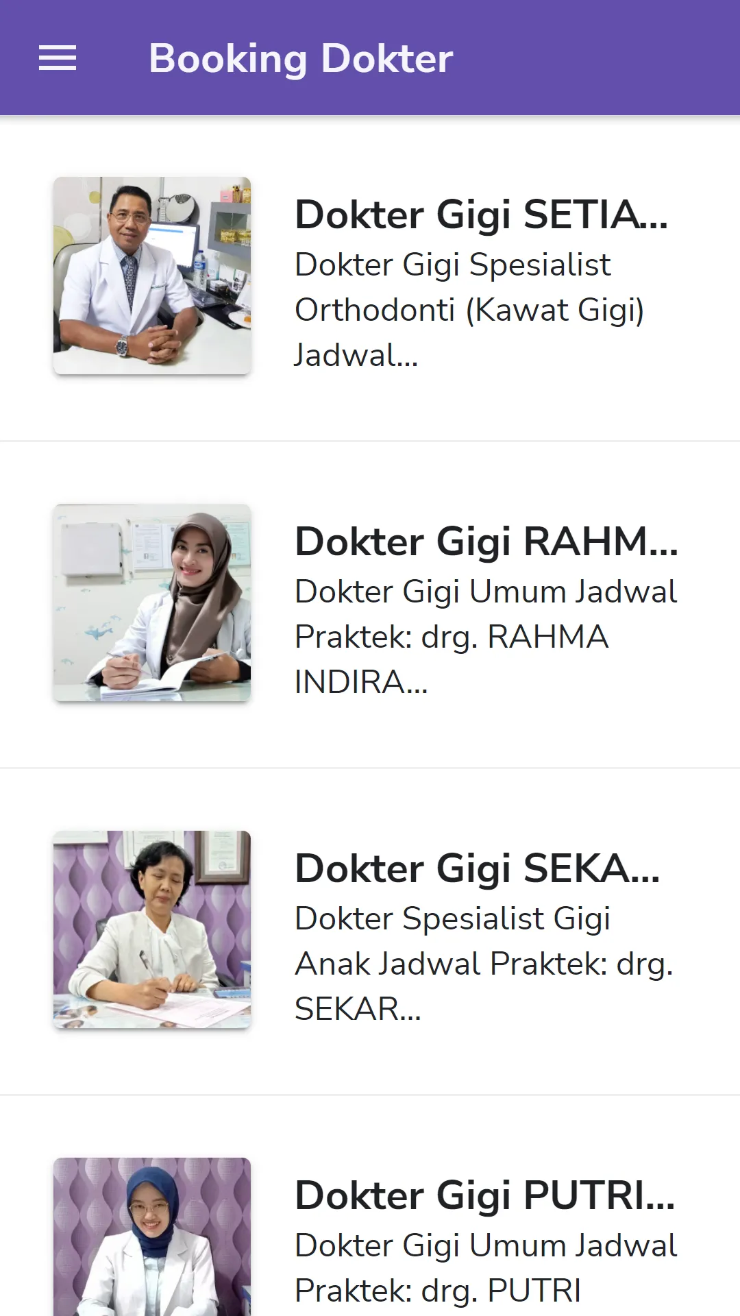 KLINIK GIGI SPESIALIS SW | Indus Appstore | Screenshot