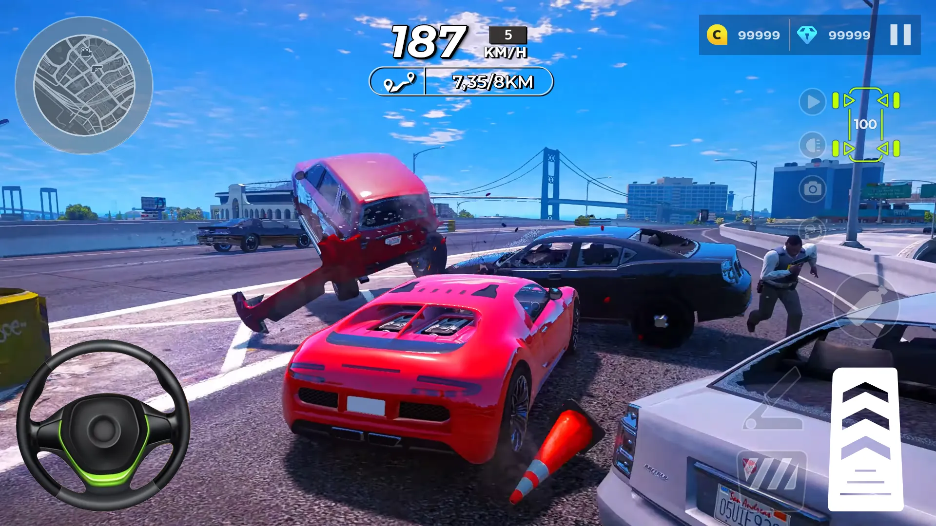 Street Racing Car: Night Vegas | Indus Appstore | Screenshot