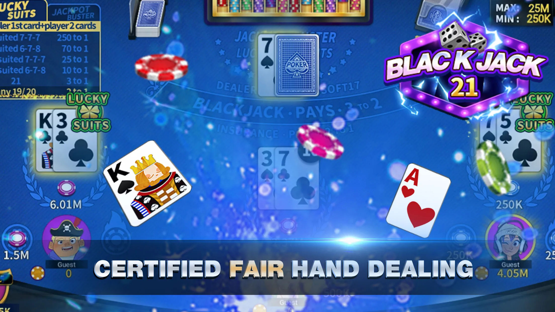 Blackjack 21 Online & Offline | Indus Appstore | Screenshot