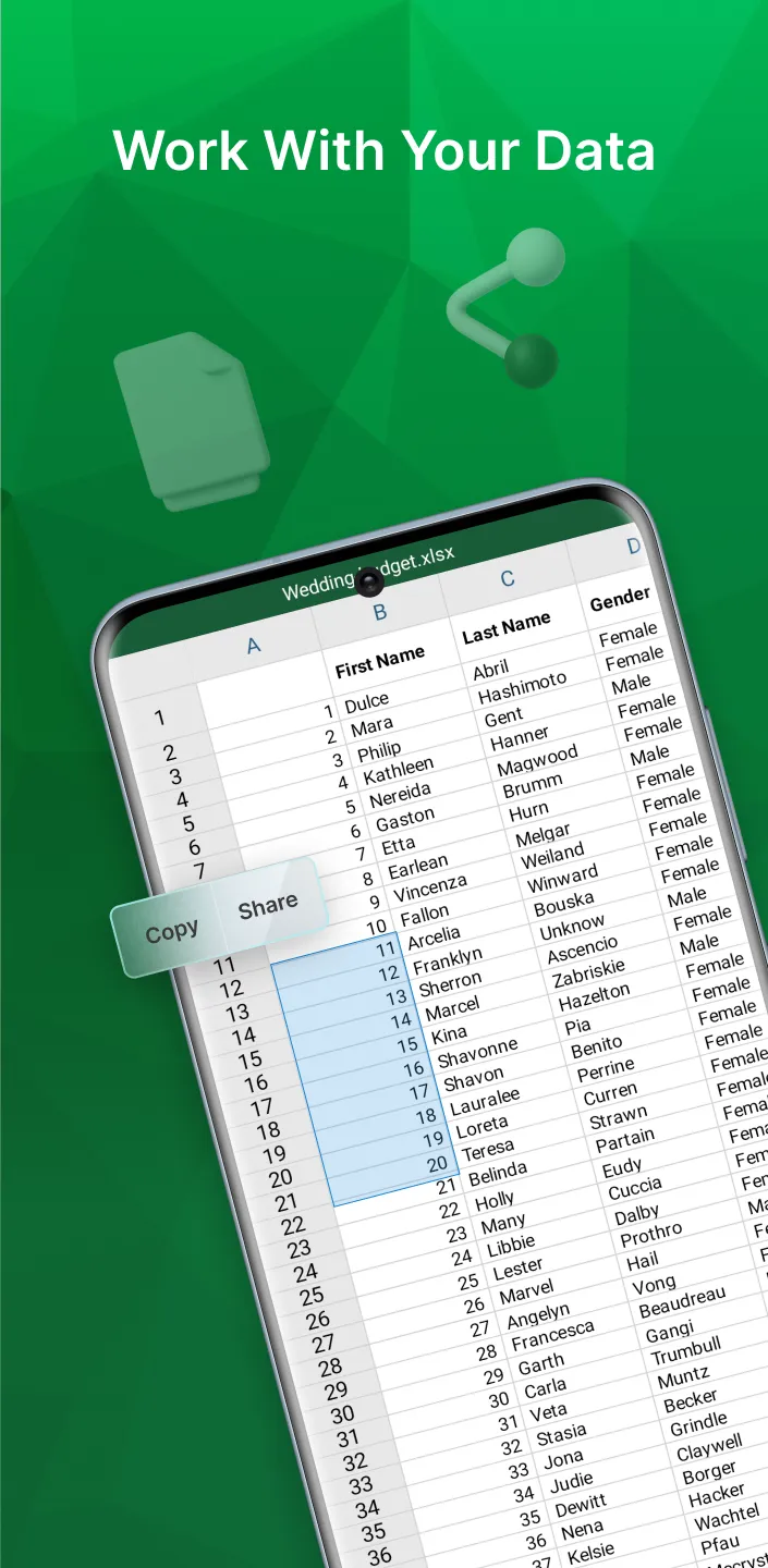 Excel Viewer - view xlsx & xls | Indus Appstore | Screenshot