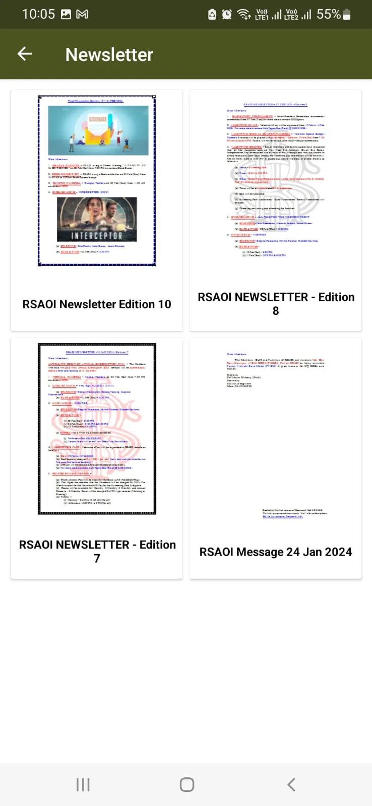 RSAOI BENGALURU | Indus Appstore | Screenshot