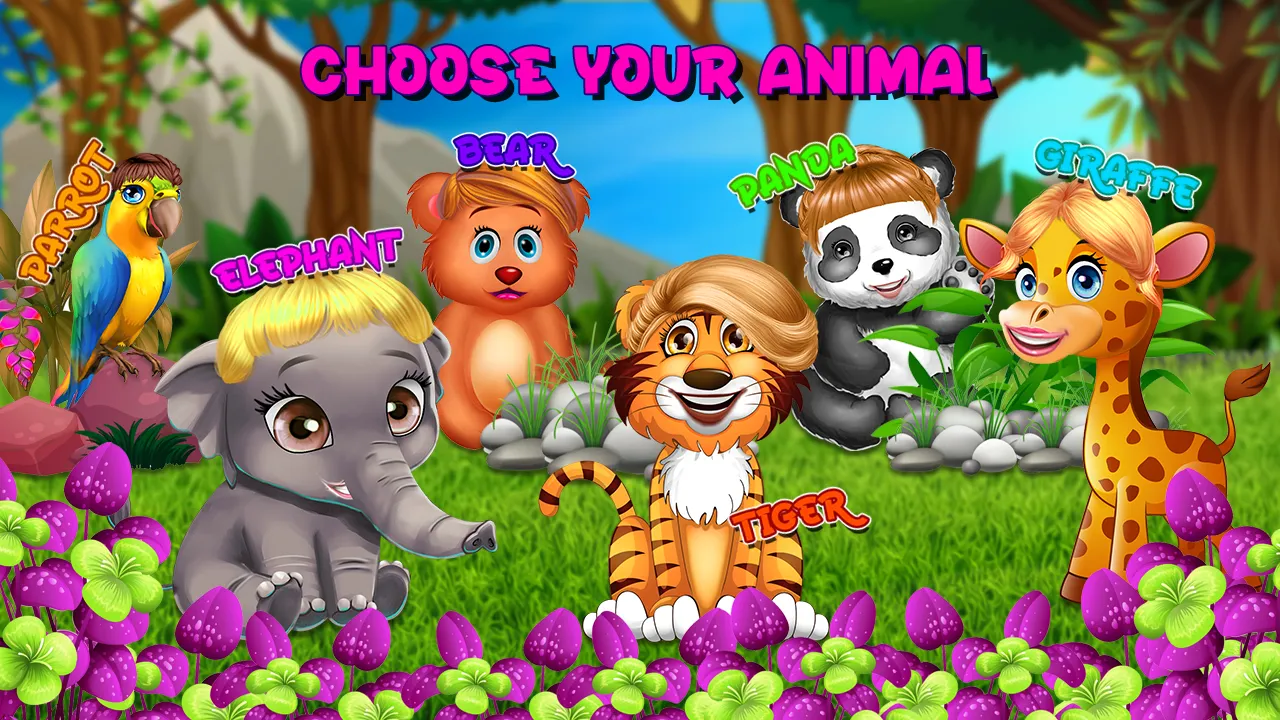 Animals Hair styles Girls Game | Indus Appstore | Screenshot