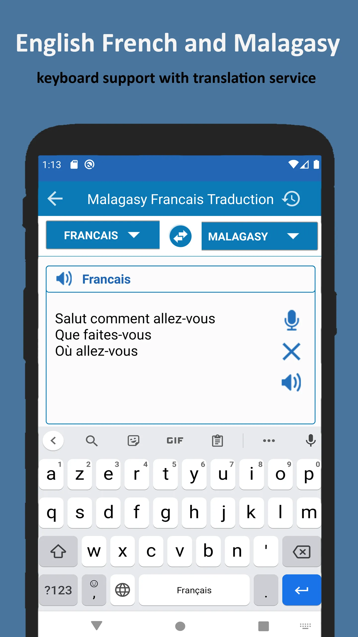 Traducteur Malagasy Francais | Indus Appstore | Screenshot