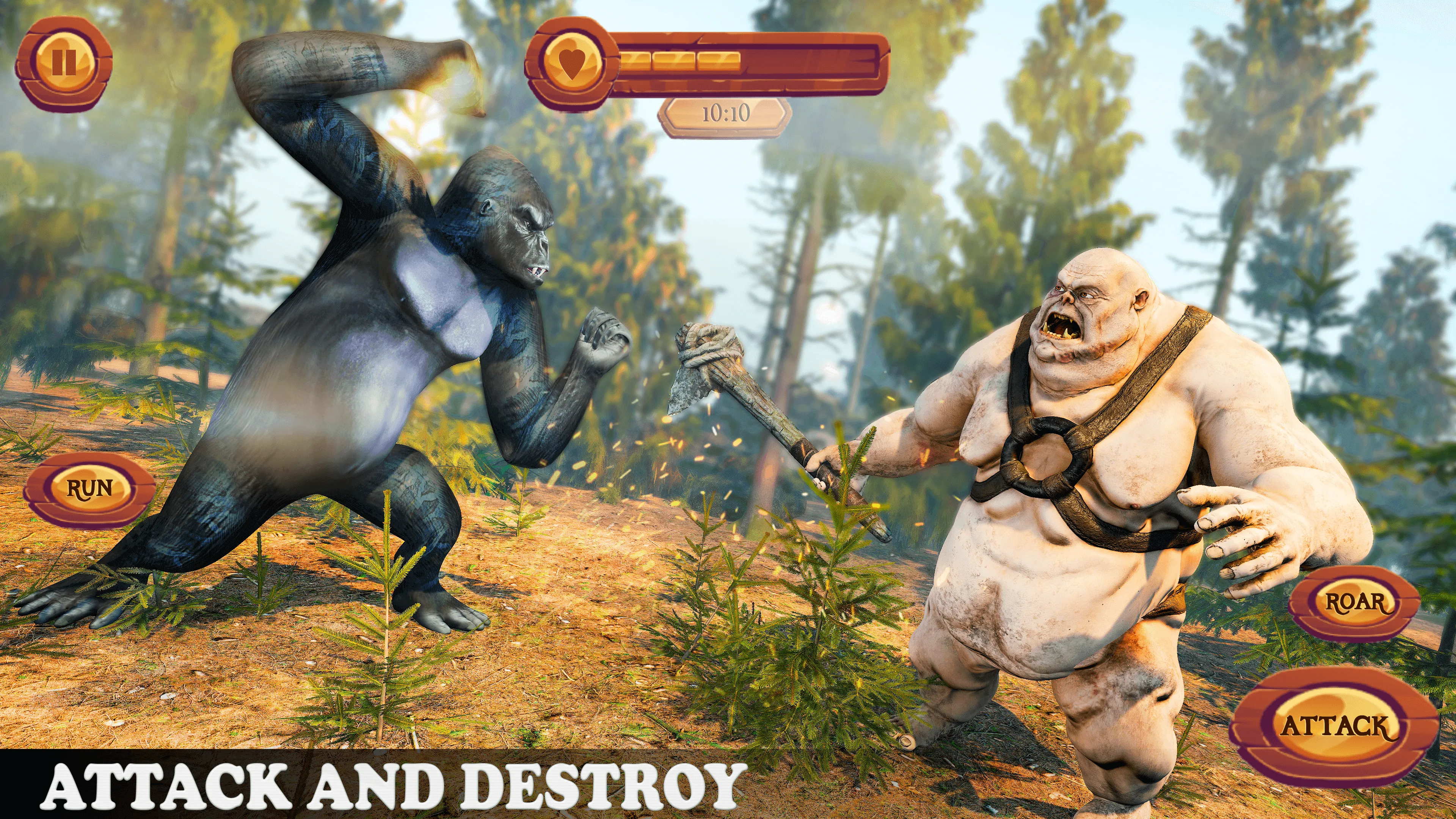 Wild Forest Gorilla Games | Indus Appstore | Screenshot