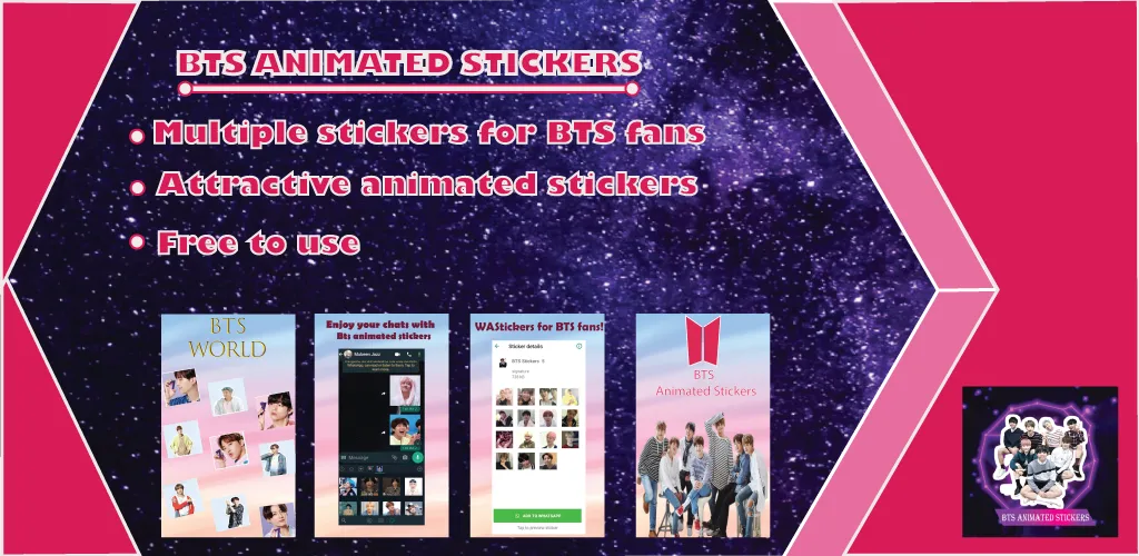 1000+ BTS Stickers WAStickers | Indus Appstore | Screenshot