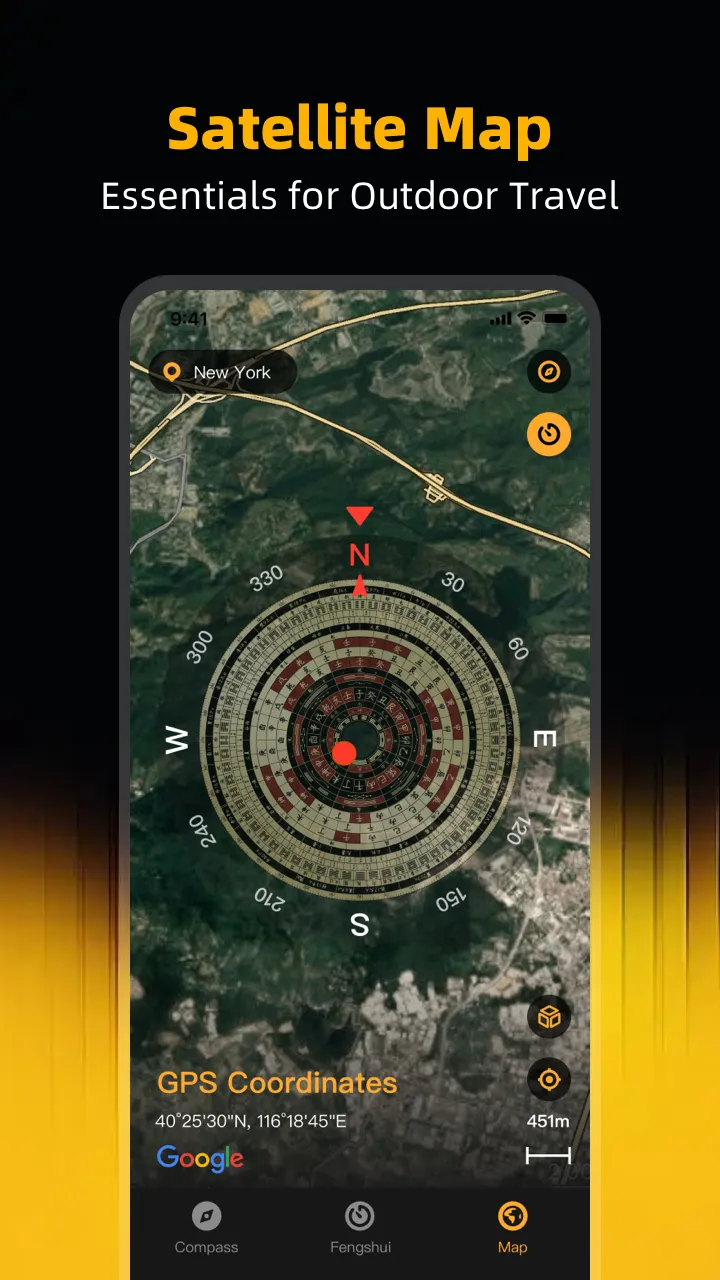 MapCompass: Feng Shui GPSGuide | Indus Appstore | Screenshot
