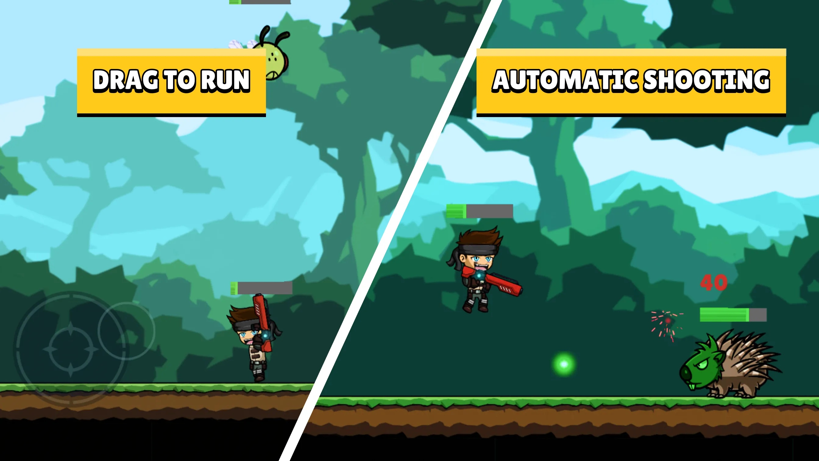 Alien Hunter: 2D Shooting Game | Indus Appstore | Screenshot