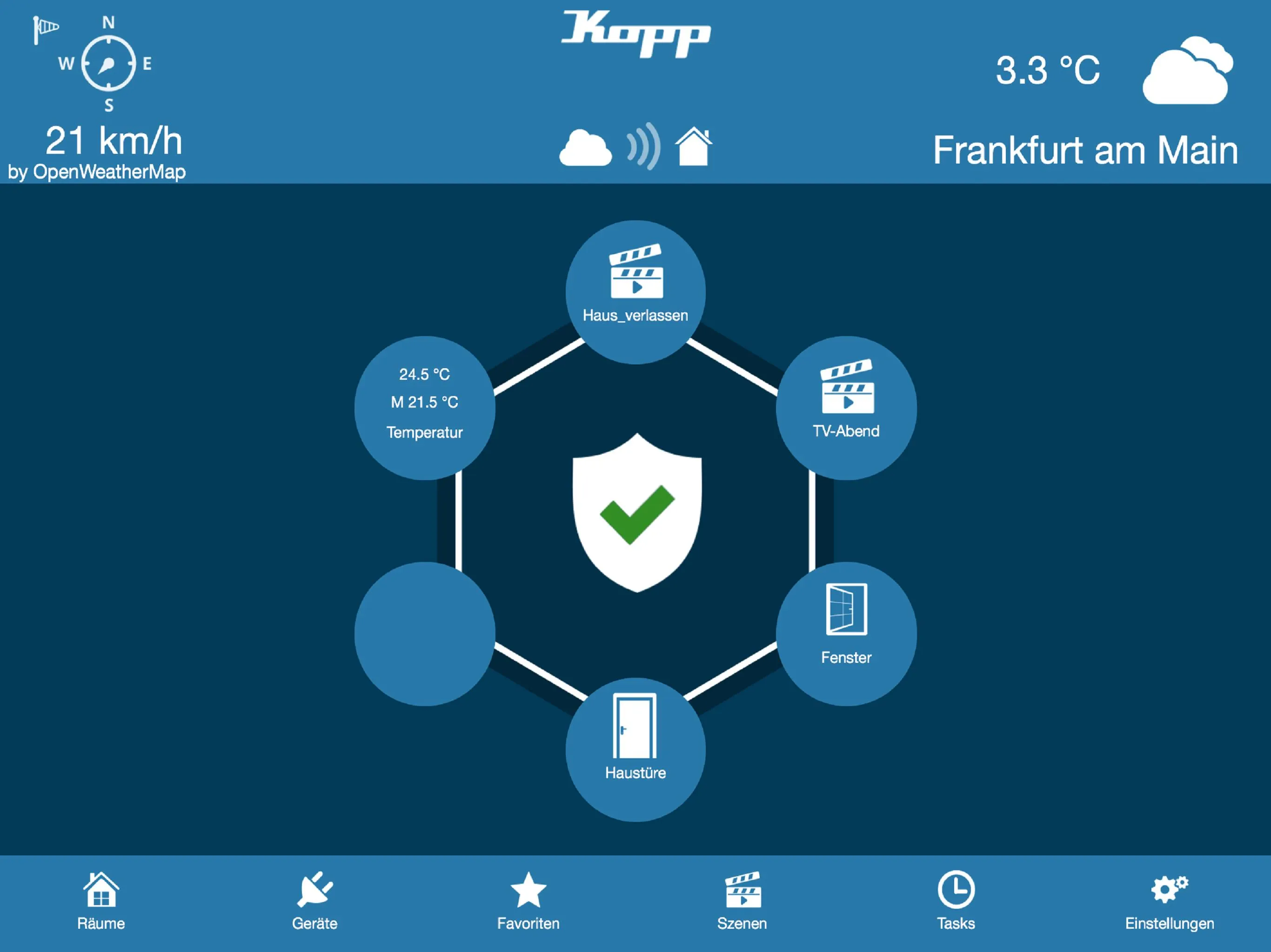 Kopp HomeControl | Indus Appstore | Screenshot