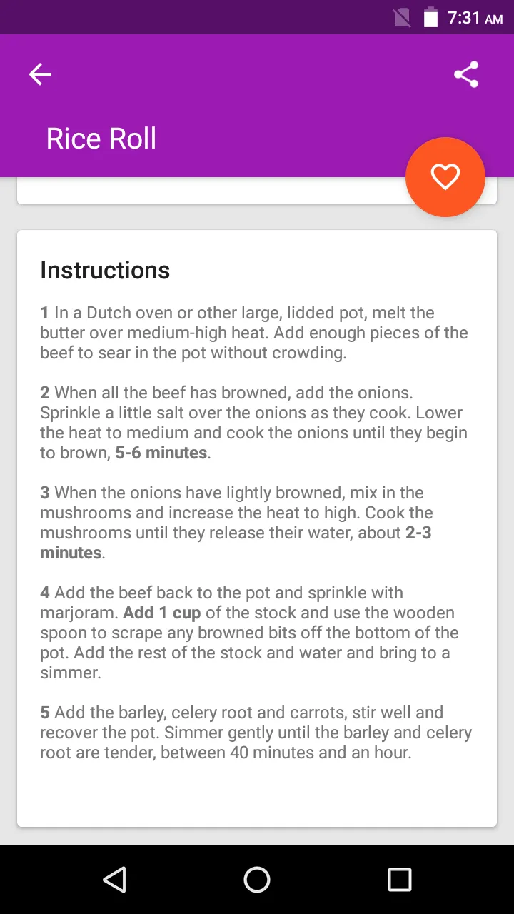 The Recipe - Material UI Templ | Indus Appstore | Screenshot