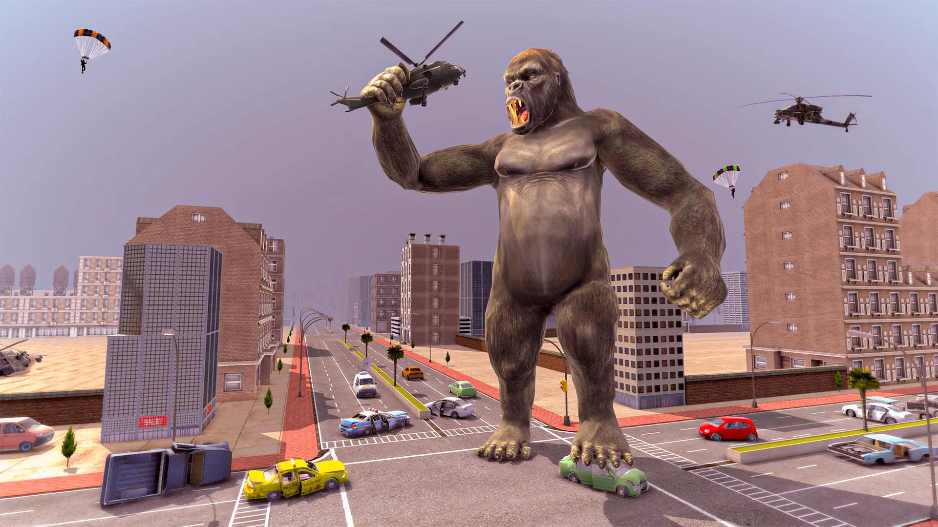 Angry Gorilla City Smasher 3D | Indus Appstore | Screenshot