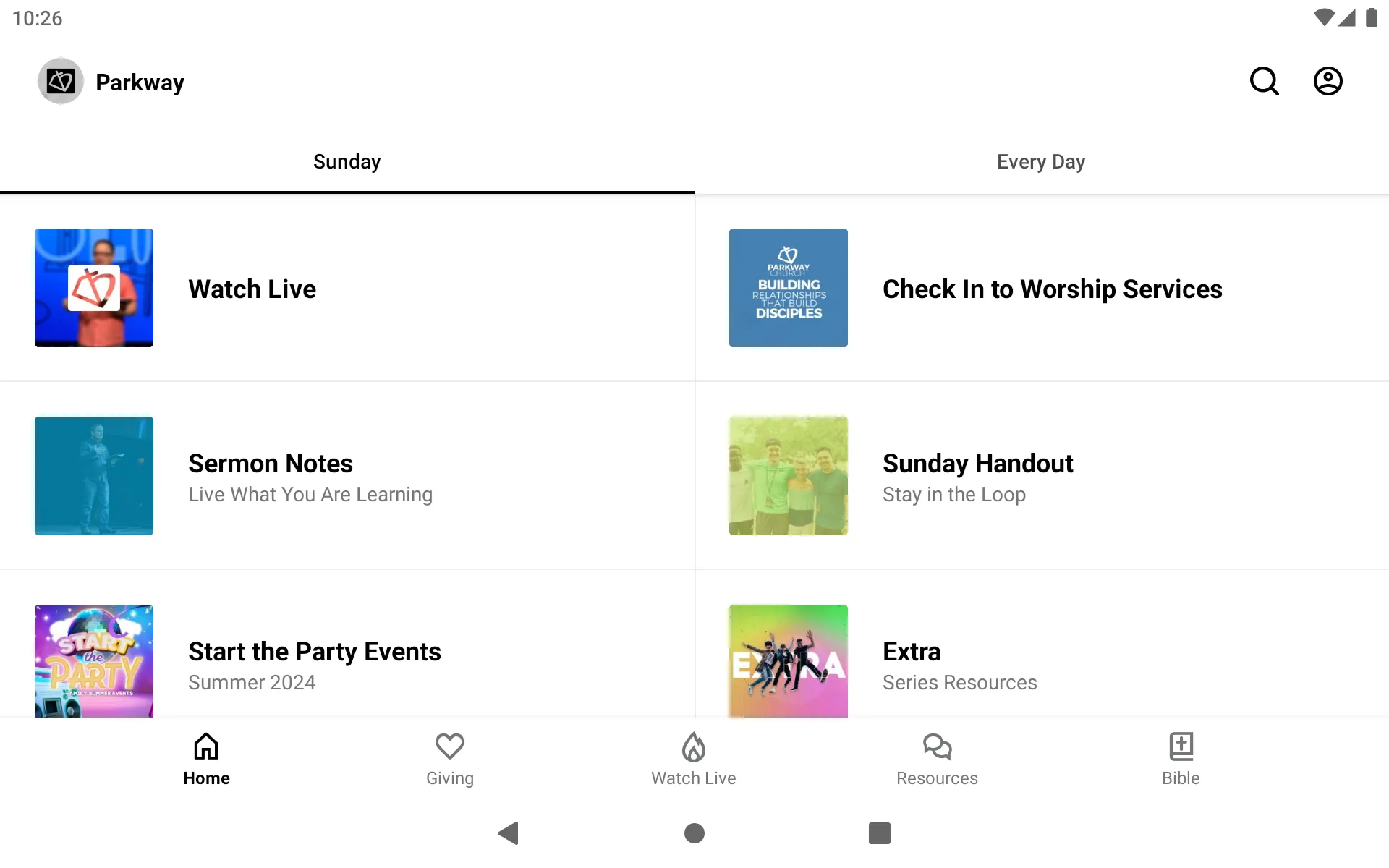 The Parkway Church | Indus Appstore | Screenshot