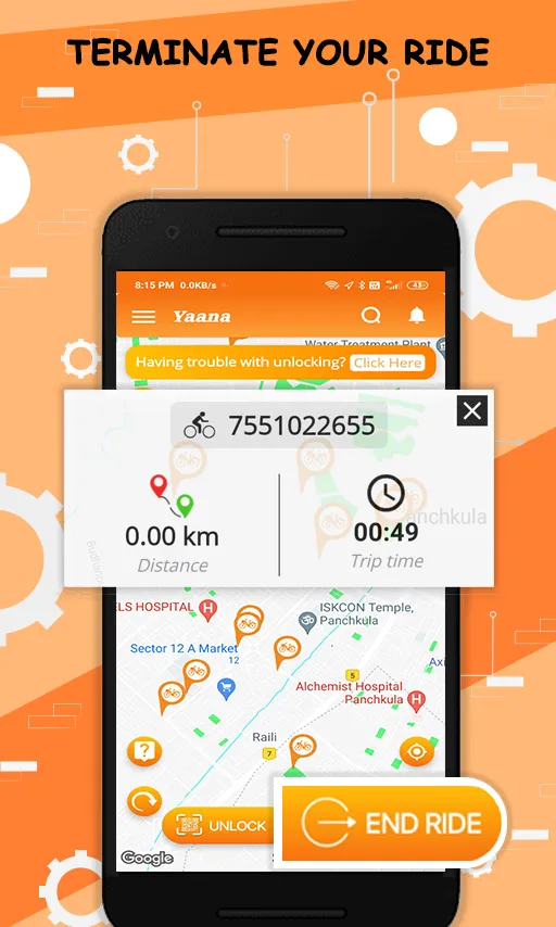 YAANA - Smart Bicycle Sharing | Indus Appstore | Screenshot
