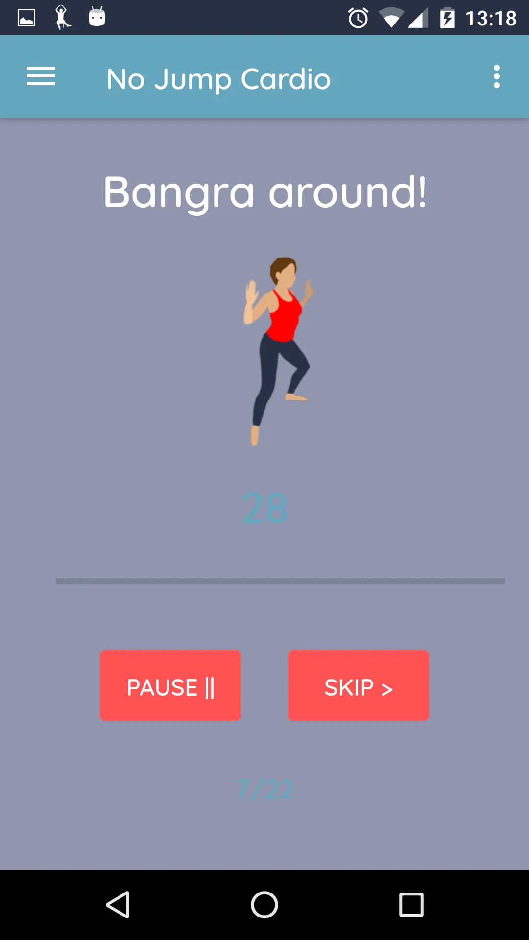 No Jump Cardio | Indus Appstore | Screenshot