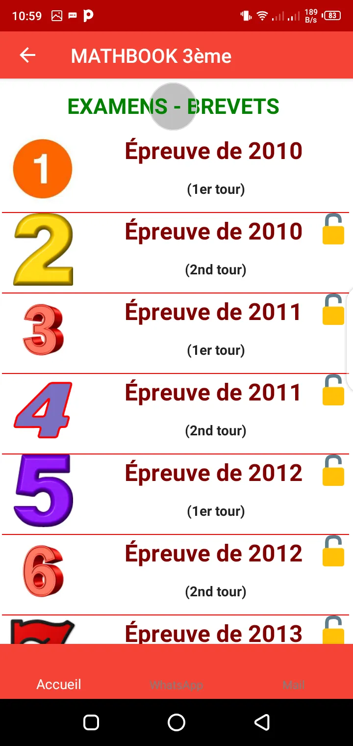 MATH BOOK 3ème | Indus Appstore | Screenshot