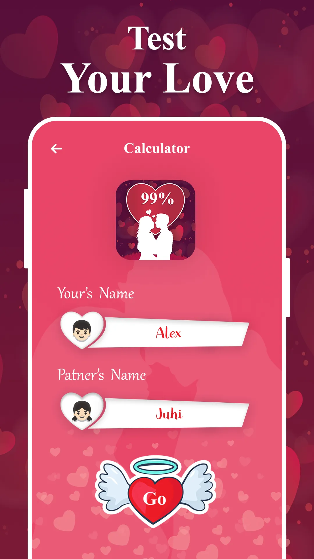 Love Test Calculator | Indus Appstore | Screenshot