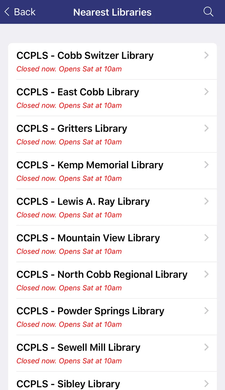 Cobb County Public Library | Indus Appstore | Screenshot