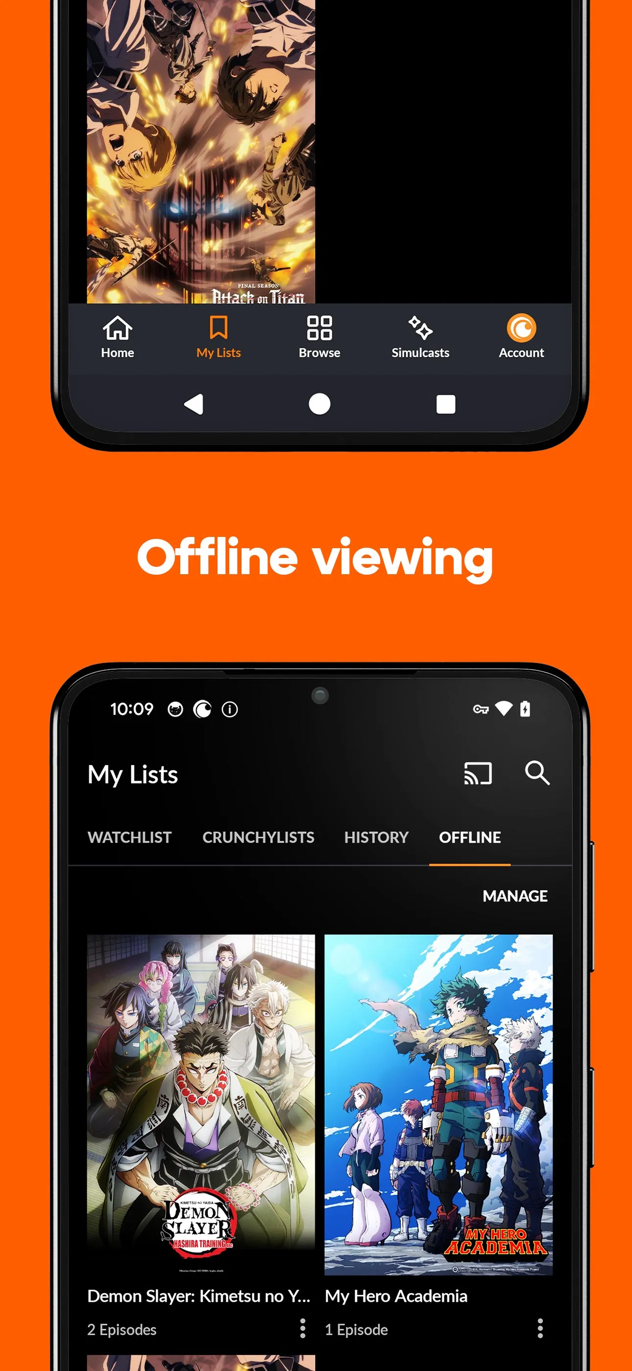 Crunchyroll | Indus Appstore | Screenshot