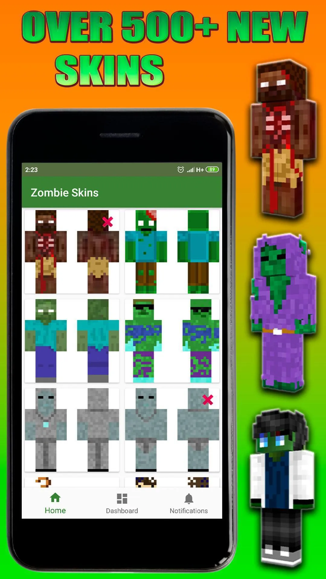 Zombie Skins for Minecraft PE | Indus Appstore | Screenshot