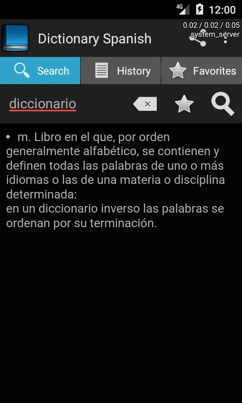 Spanish dictionary | Indus Appstore | Screenshot