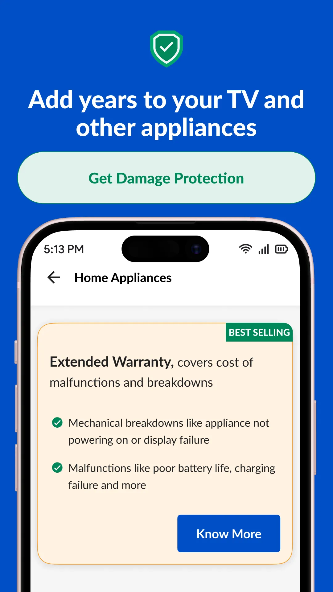 OneAssist: Protection+Warranty | Indus Appstore | Screenshot