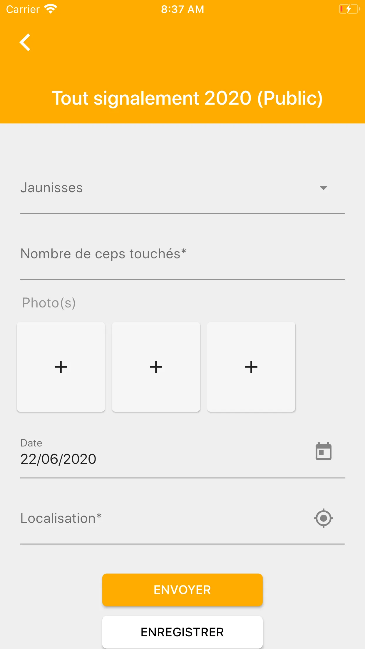 Vigie Bourgogne | Indus Appstore | Screenshot