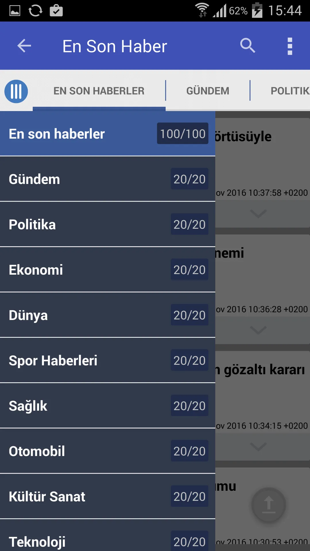 Haberler Türkiye | Indus Appstore | Screenshot