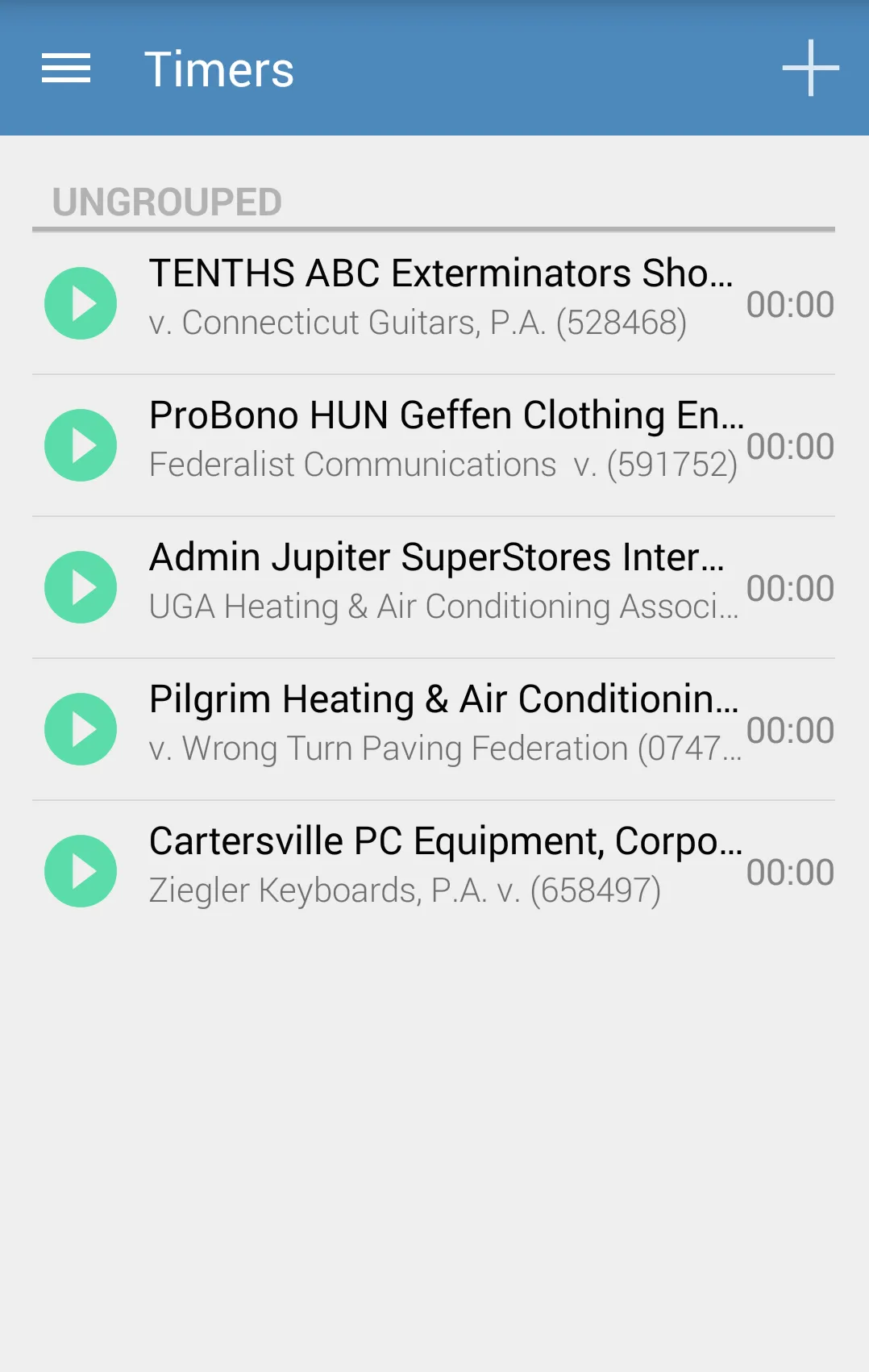 Intapp Time for Blackberry | Indus Appstore | Screenshot