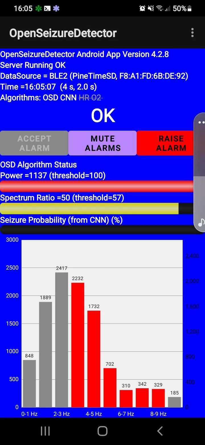 OpenSeizureDetector | Indus Appstore | Screenshot