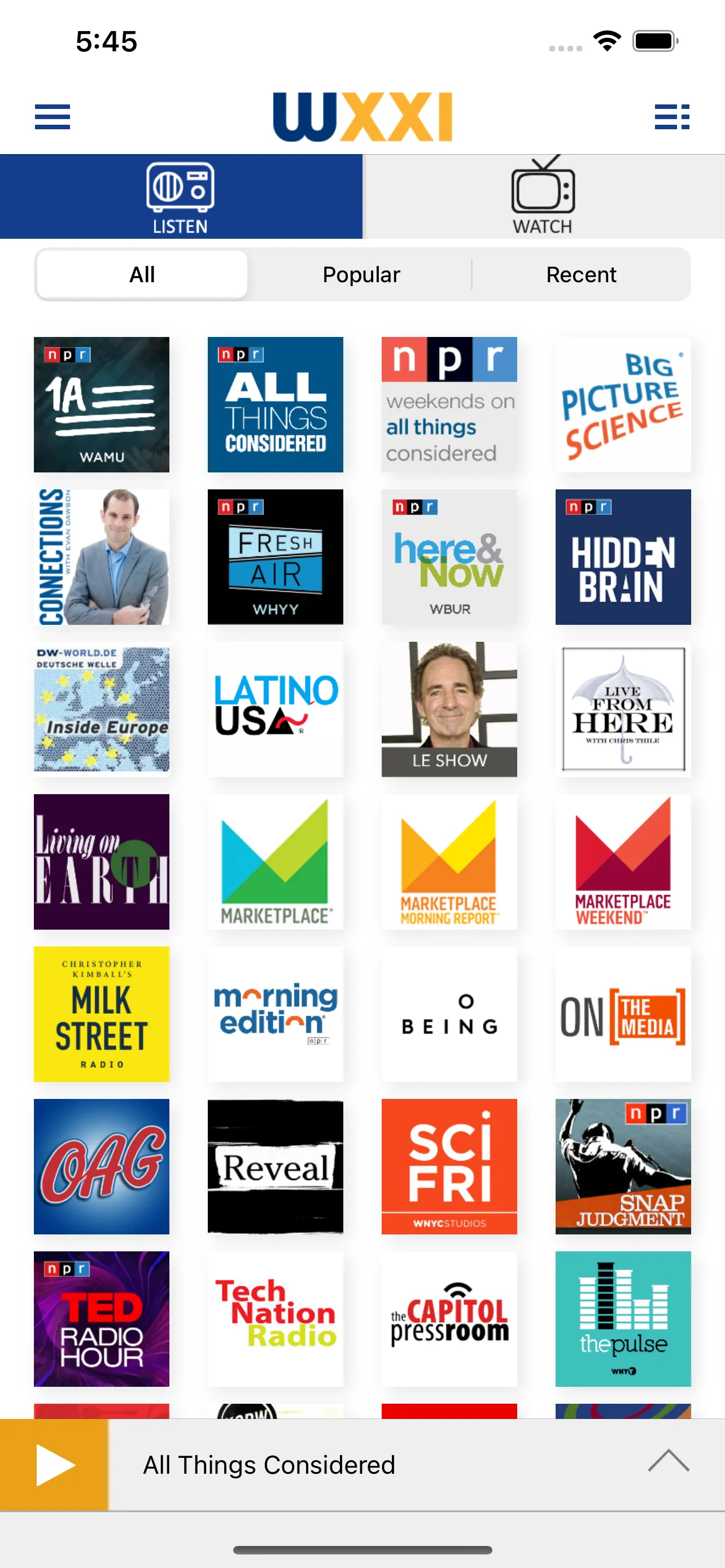 WXXI Public Media App | Indus Appstore | Screenshot