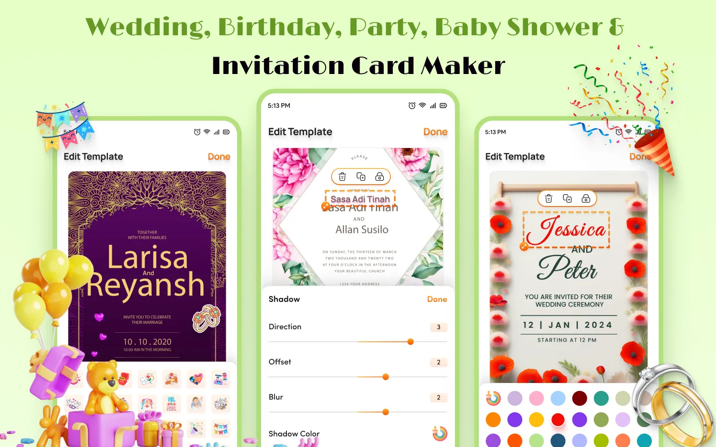 Wedding Invitation Maker App | Indus Appstore | Screenshot