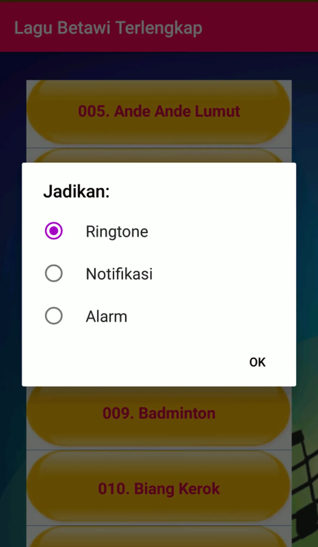 Lagu Betawi Lengkap + Ringtone | Indus Appstore | Screenshot