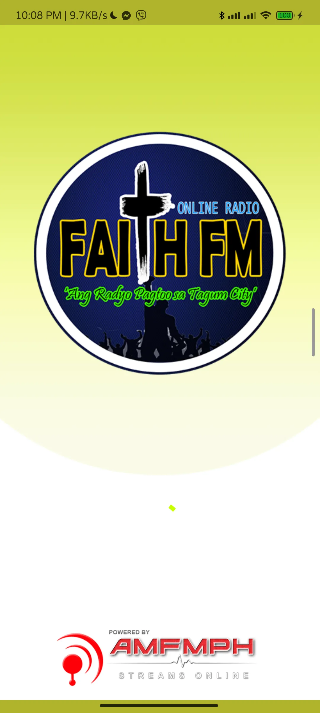 FAITH FM ONLINE RADIO | Indus Appstore | Screenshot