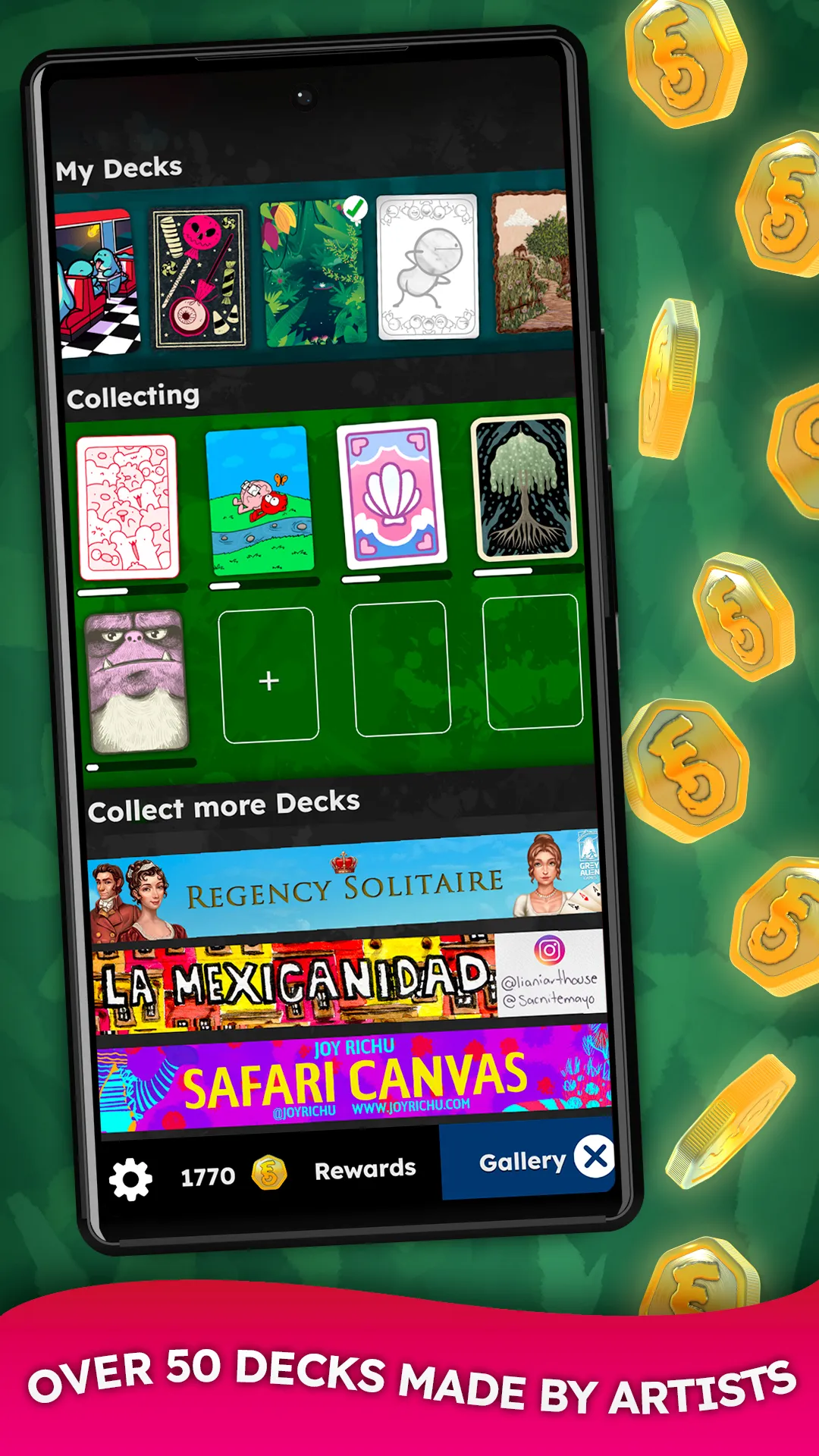 FLICK SOLITAIRE - Card Games | Indus Appstore | Screenshot