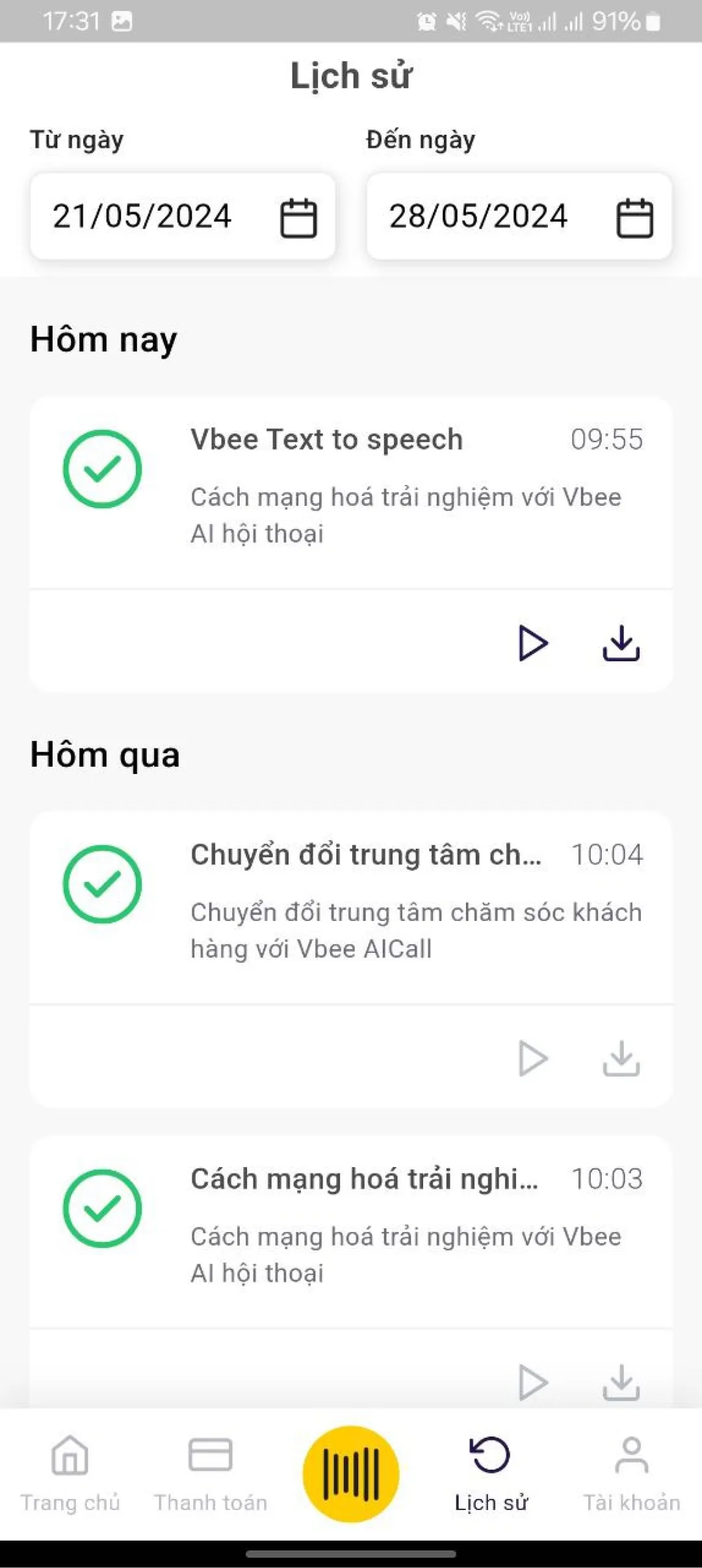 Vbee Text To Speech | Indus Appstore | Screenshot