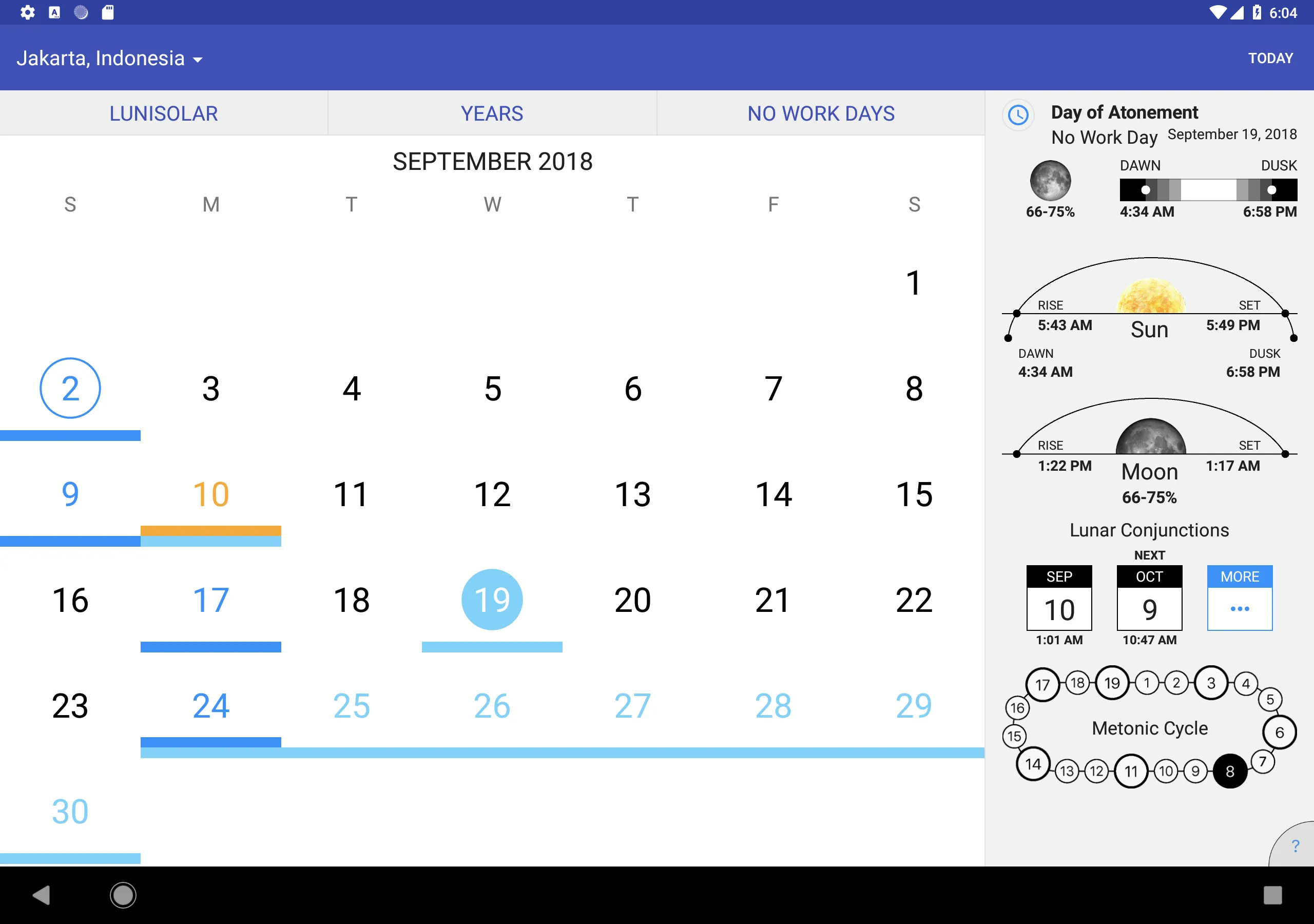 WLC Biblical Calendar | Indus Appstore | Screenshot