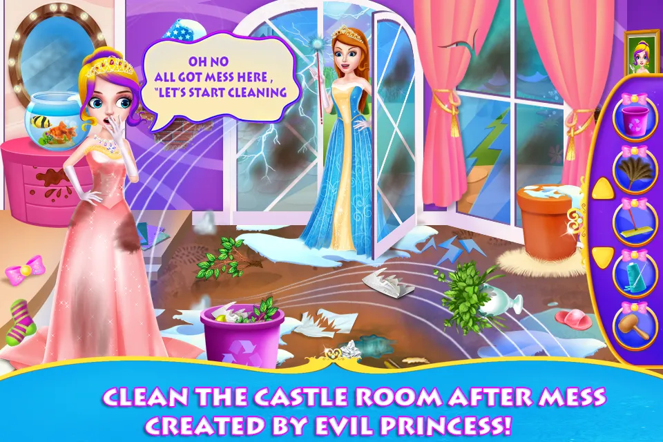 Princess Cleaning Ghost Castle | Indus Appstore | Screenshot